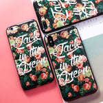 AKABEILA Silicone Patterned Cases For iPhone 5 5s 6 6S Plus 7 7 Plus 8 8 Plus Case For iPhone X Protective Flower Back Cover