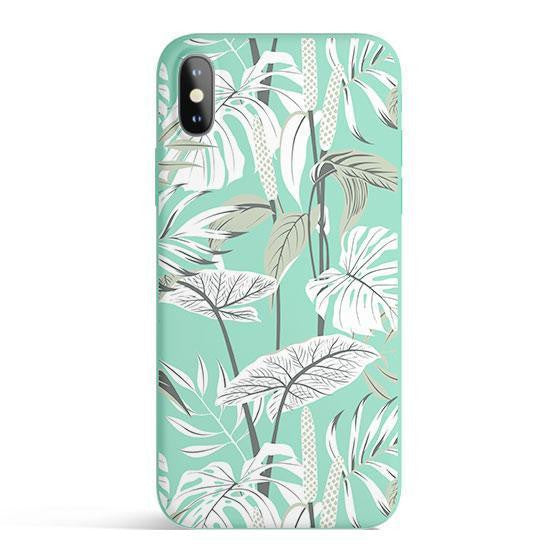 Tropical Mint - Colored Candy Cases Matte TPU iPhone Cover