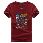 Fashion Street Style Print Short Sleeve T-shirt