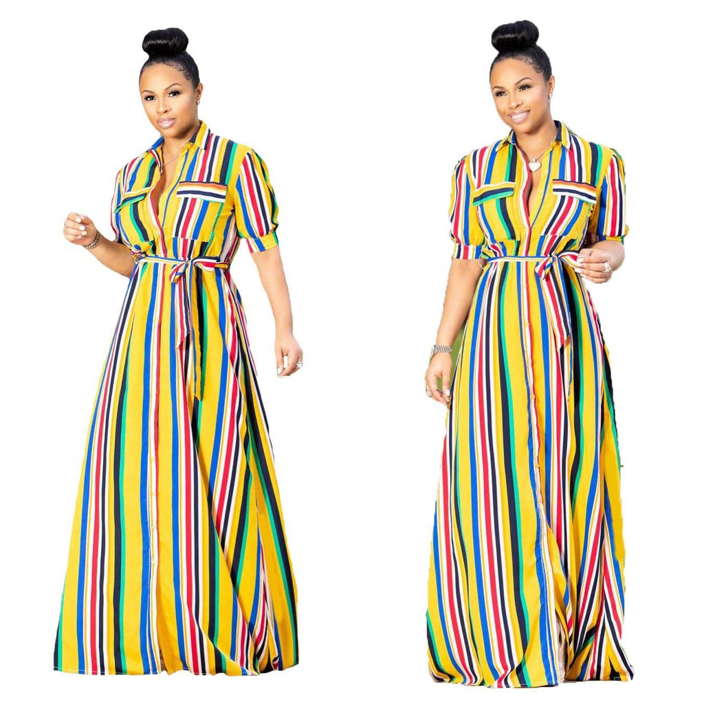 Summer and autumn Amazon explosion models digital printing dress long skirt Europe and the United States fashion wind big swing skirt dress large size